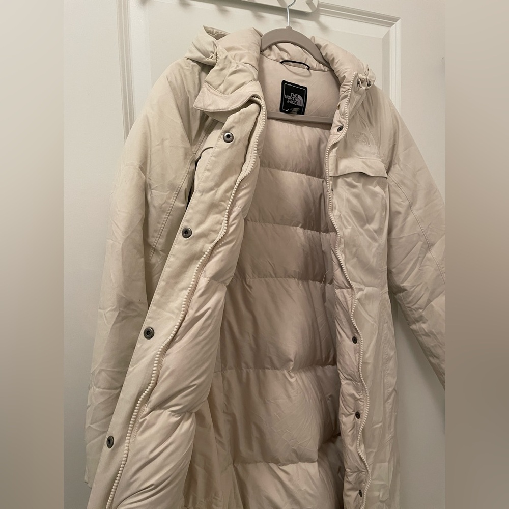 the north face down parka coat woman M